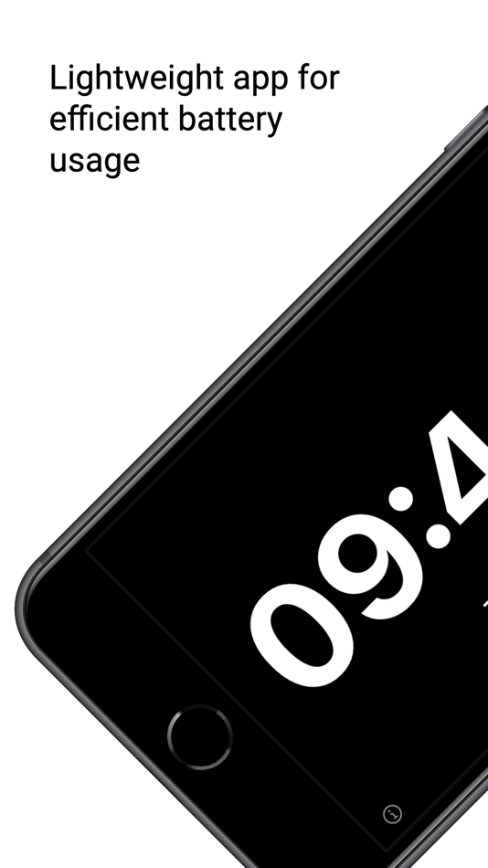 #2. Fullscreen Clock (iOS) 由: Spencer Halse