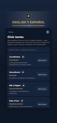 US Citizenship Test 2026 Study Screenshot 5 of 8