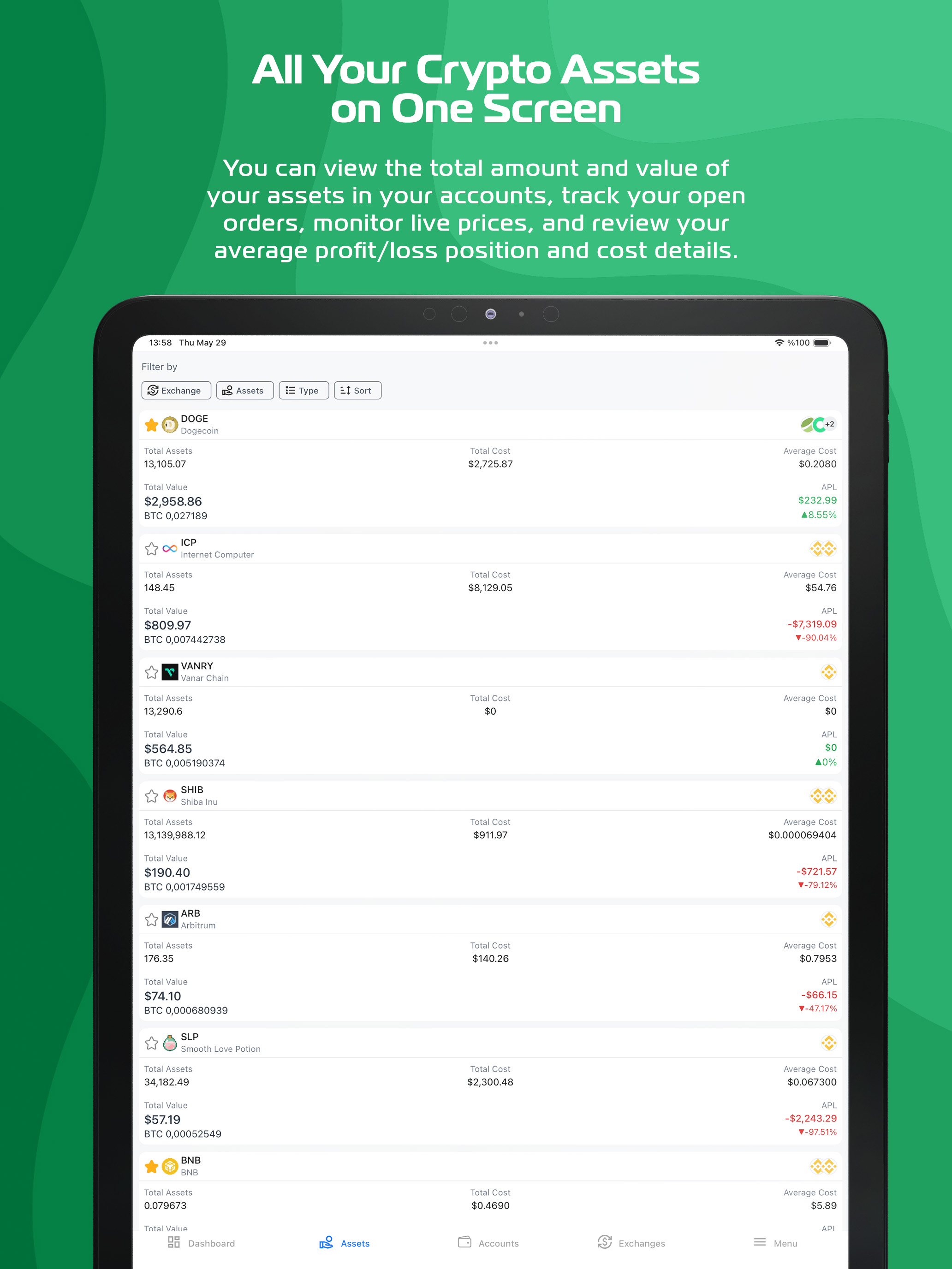 RaydarApp - Crypto Tracking