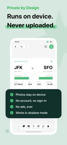DAMA - Auto Redact Privacy iPhone screenshot