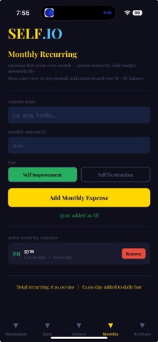 SELF.IO Screenshot 8 of 10