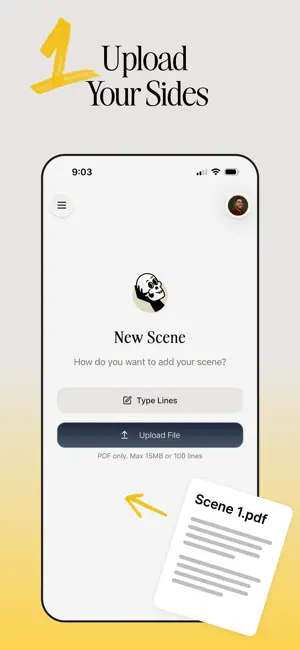 ScenePartner: Self Tape Reader screenshot 2