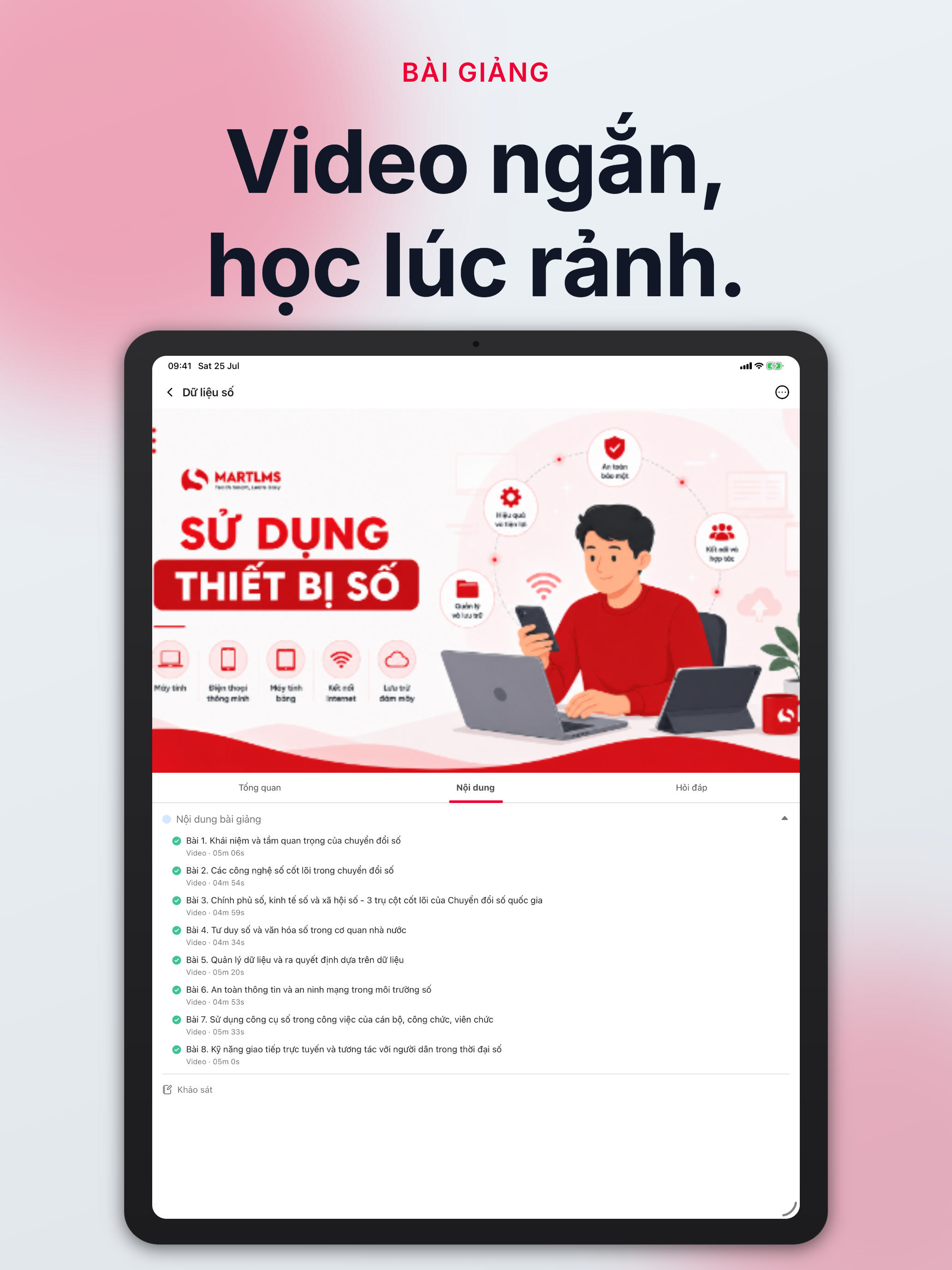 SmartLMS - Bình dân học vụ số screenshot 9