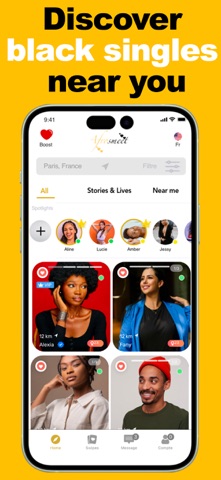 Afrosmeet – Afro Dating App Screenshot 2 of 9
