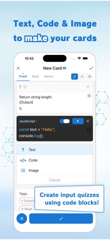 CodeFlash: Runnable code cards Screenshot 2 of 8