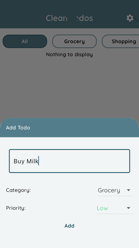 #3. Clean Todos (iOS) Bởi: Giorgio Maria Giannotta