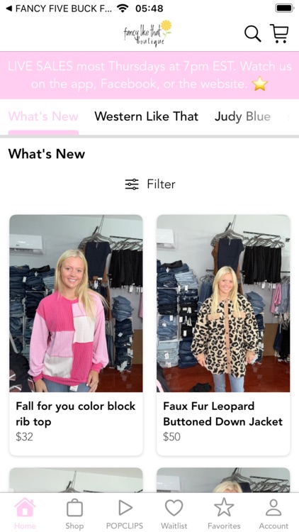 FANCY FIVE BUCK FASHION