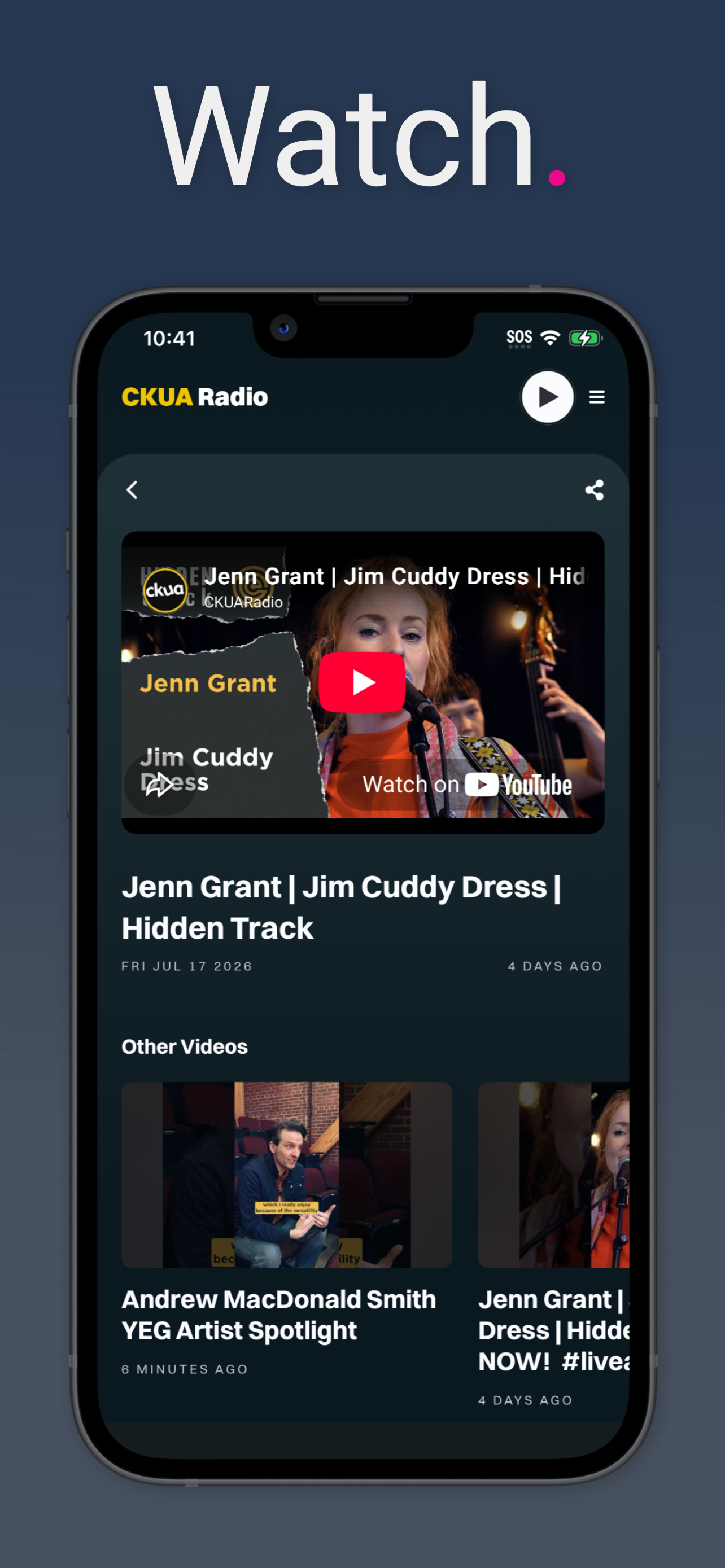 CKUA Music. Story. Connection. screenshot 3