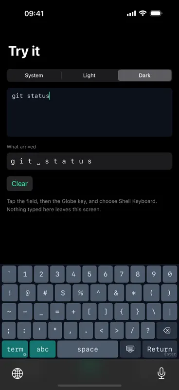 Shell Keyboard screenshot 5 of 6