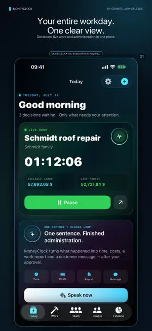 MoneyClock: Business AI screenshot 1
