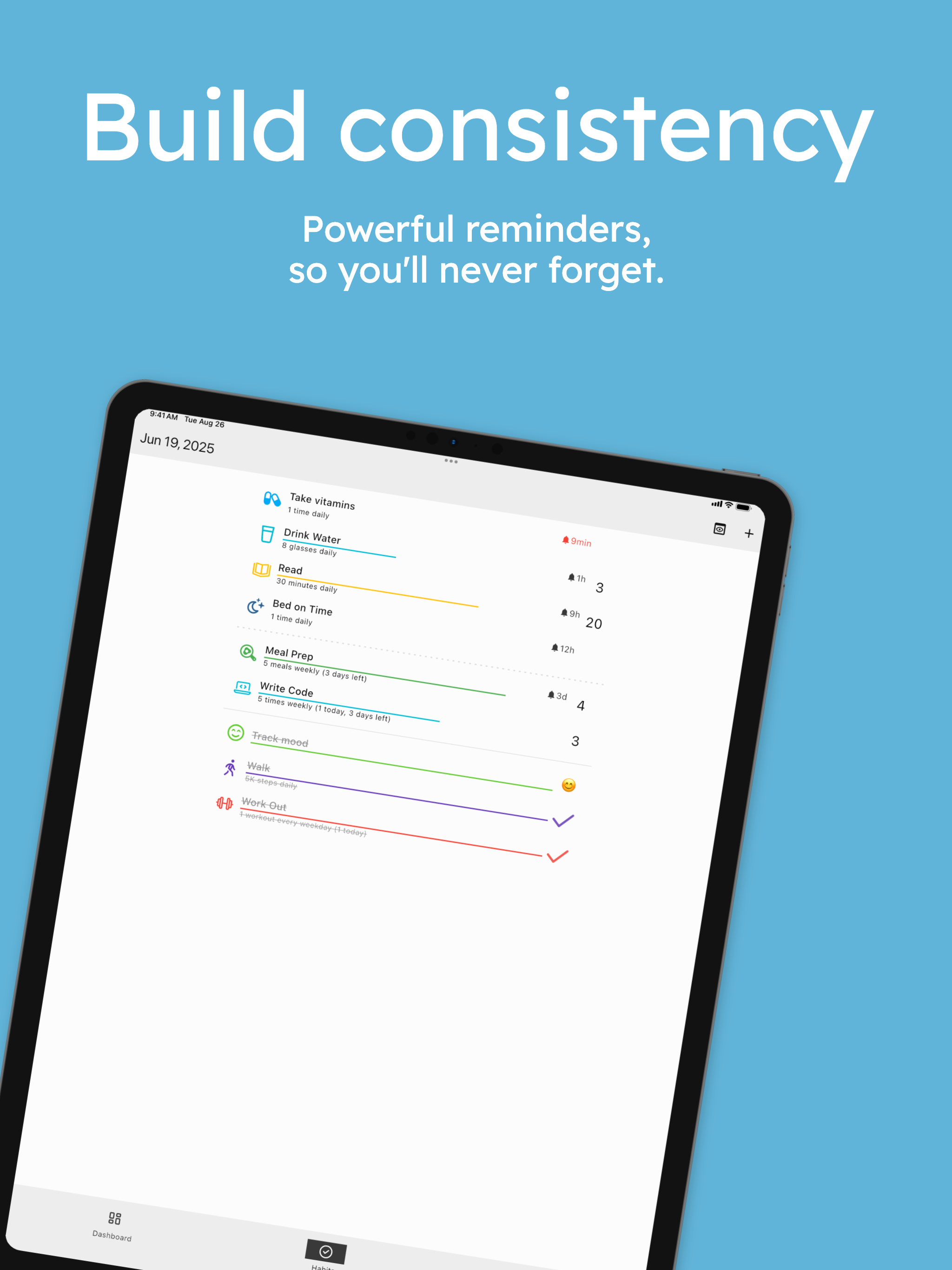 Bitty Habits: Personal Tracker