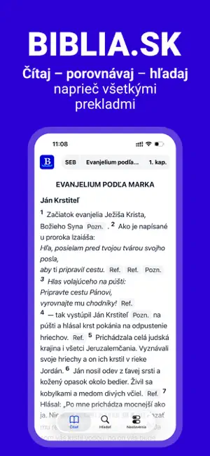 Biblia.sk screenshot 1