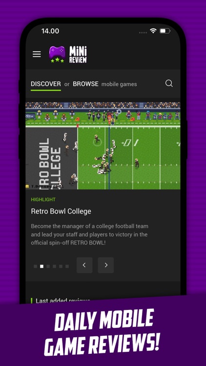 MiniReview - Game Reviews