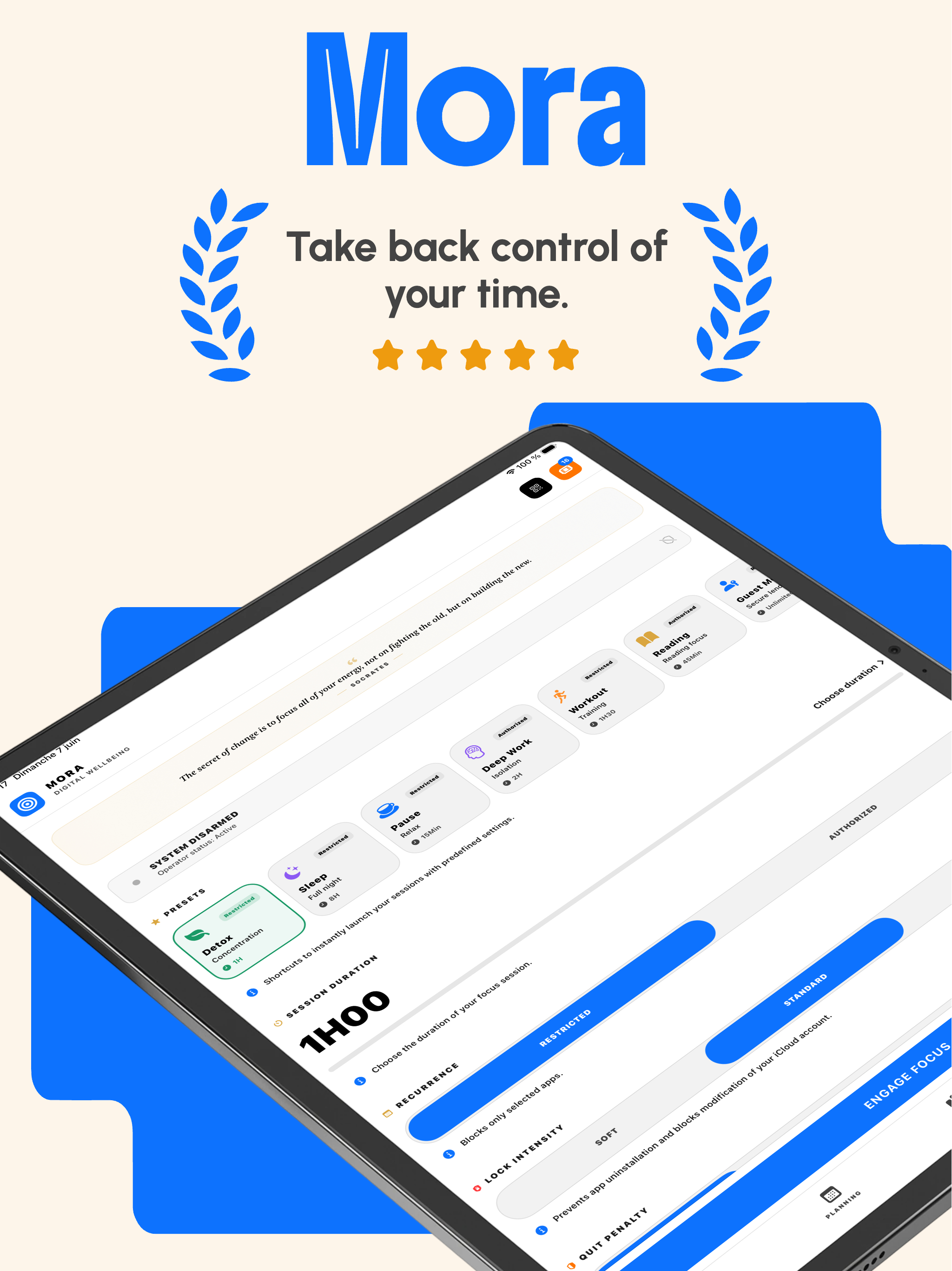 Mora Focus : App Blocker
