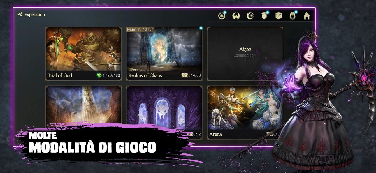 Avalar: Raid of Shadow iOS Mod IPA screenshot 7 - iOS game interface