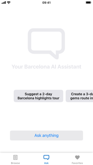Barcelona Travel Guide & AI Screenshot