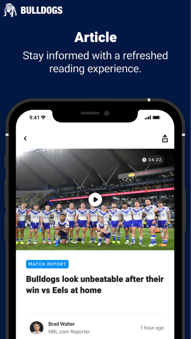 Canterbury-Bankstown Bulldogs Screenshot