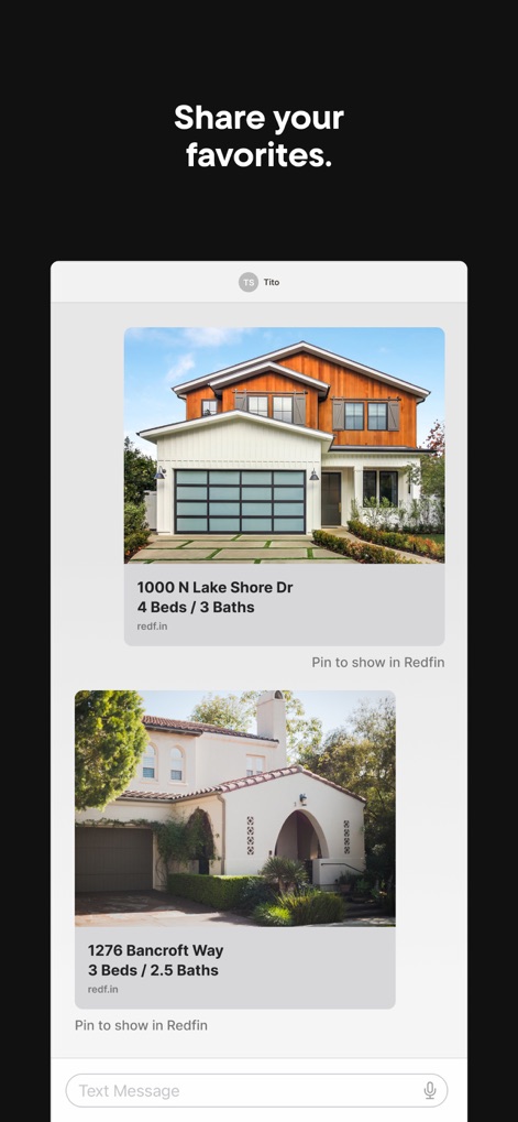 Redfin: Buy, Sell & Rent Homes - Seamless Listing Sharing