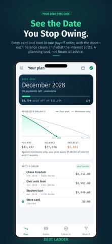 Debt Ladder: Snowball Plan Screenshot 1 of 3