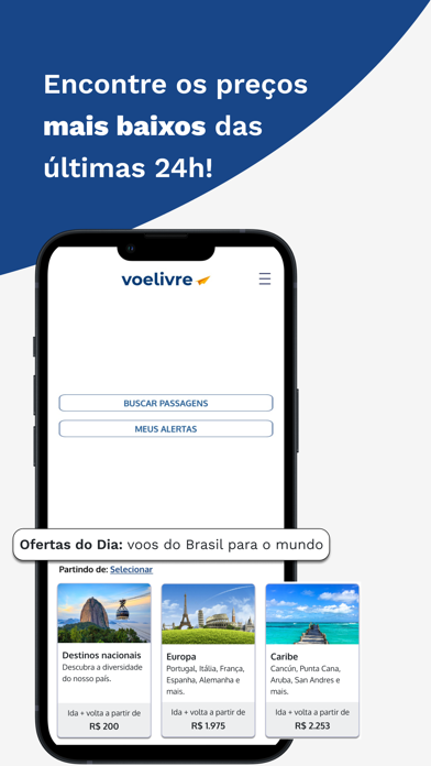 Screenshot #3 pour Voelivre - Passagens Aéreas