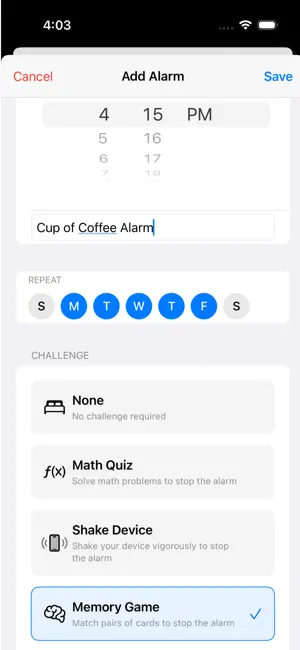 uuClock – Your Daily Alarm screenshot 2