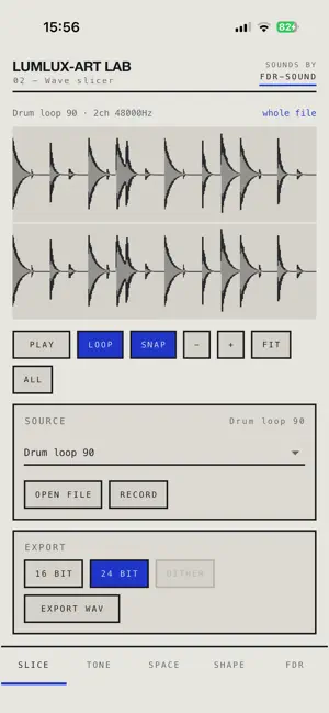 Wave Slicer — Sample Editor screenshot 1