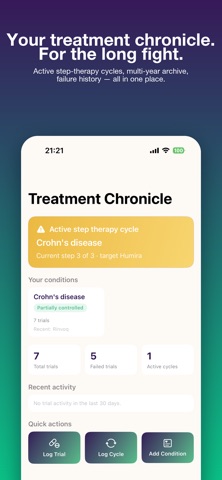 StepLog: Treatment Chronicle Screenshot 3 of 7