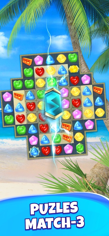 Gummy Drop!  Juego de Match 3 screenshot 2
