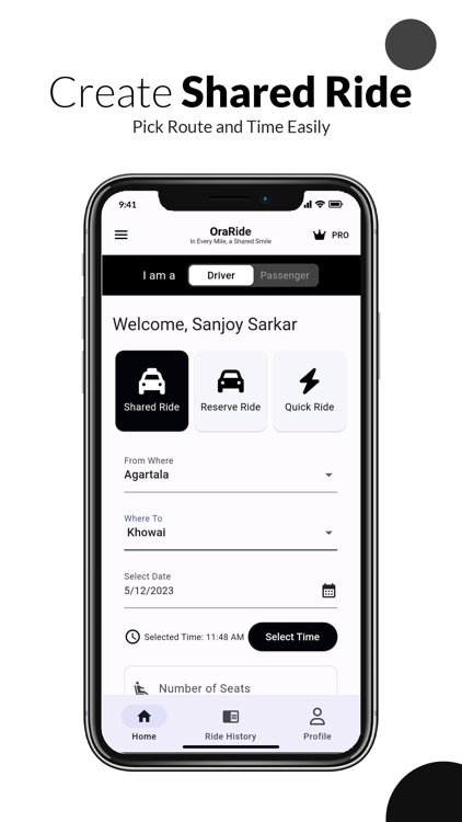 OraRide - Request a ride screenshot-3