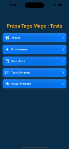 Prépa TAGE MAGE : Tests screenshot