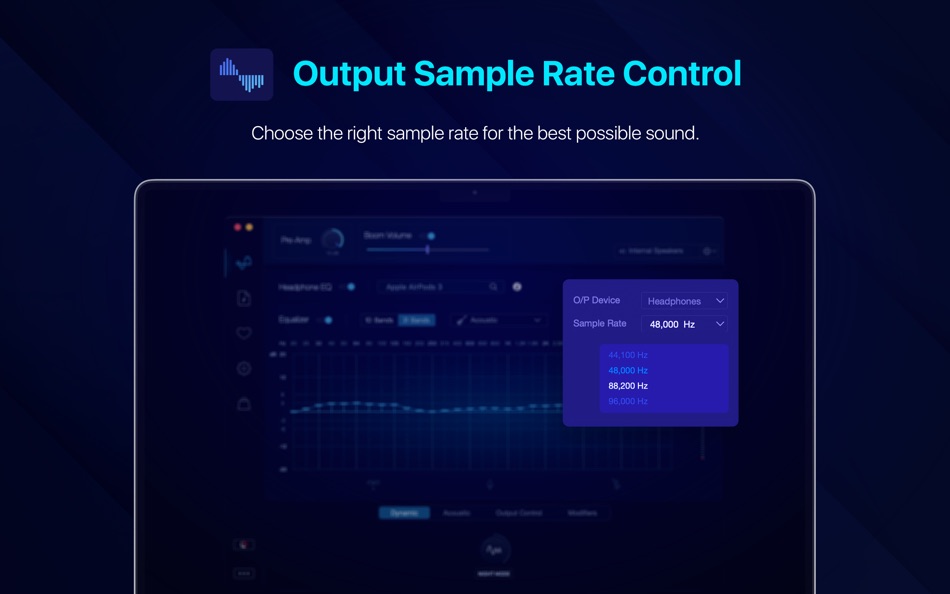 #9. Boom2:Volume Boost & Equalizer (macOS) Podle: Global Delight Technologies Pvt. Ltd