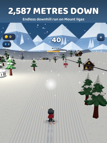 Ski Rush Ilgaz: Ski Game iPad screenshot