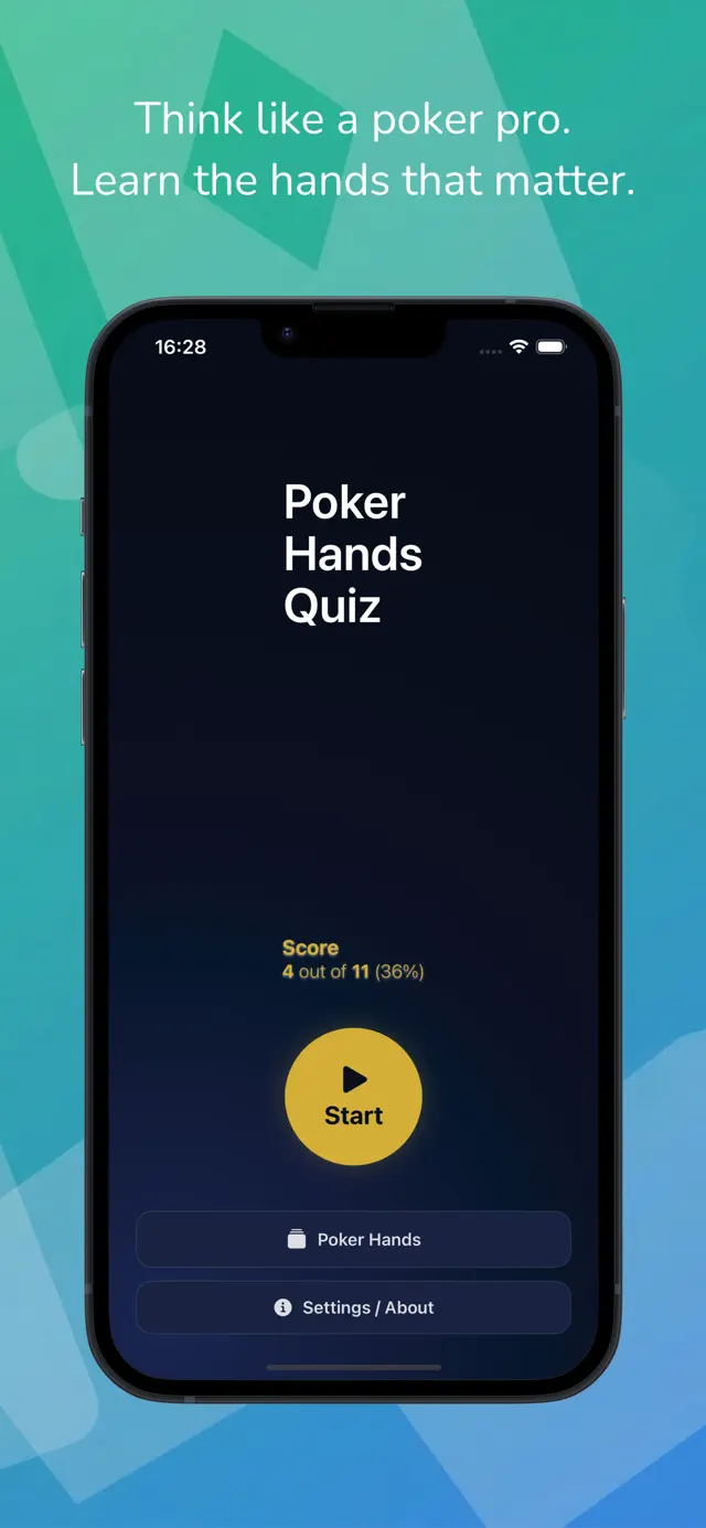 Poker Hands Quiz screenshot 5