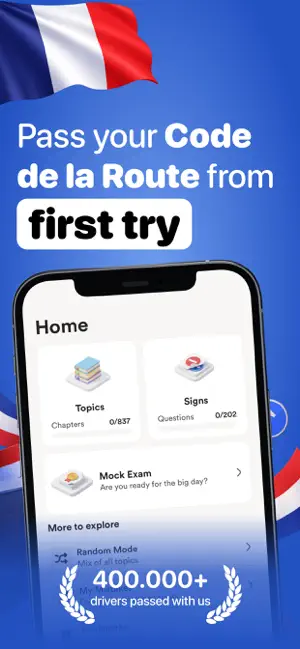 Driving Theory Exam - CodeFR screenshot 1