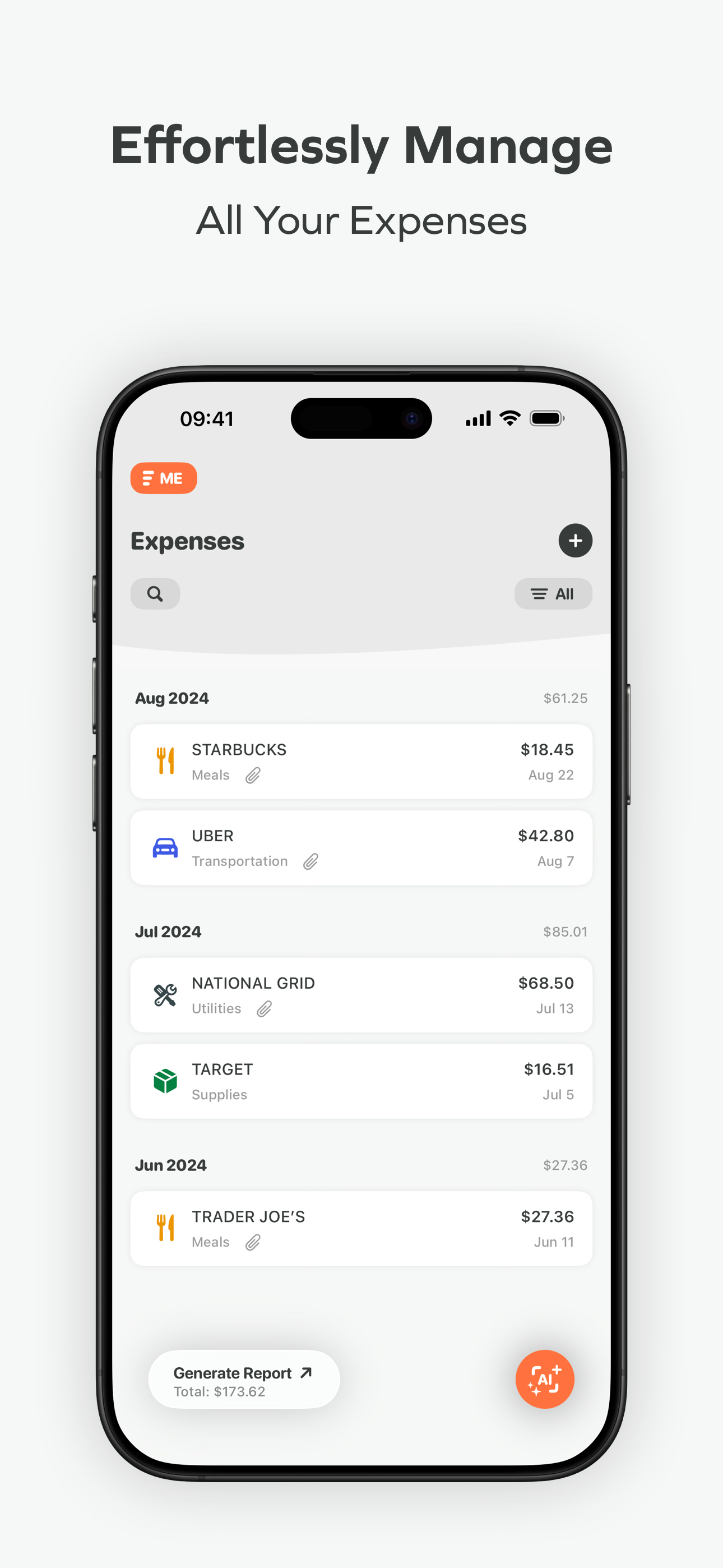 AI Receipt Scanner: SimExpense