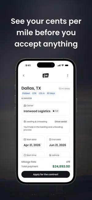 PX Driver screenshot 2