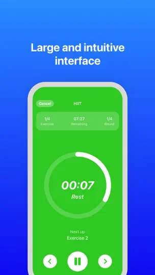 Hiit Timer & Tabata Stopwatch iPhone-skjermbilde 5