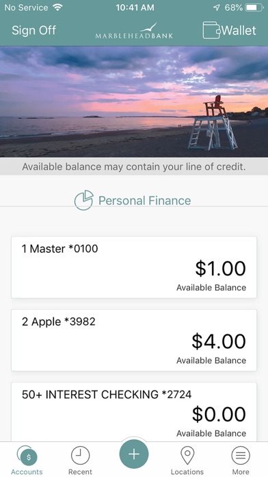 Marblehead Bank Mobile Screenshot