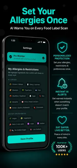 AI Nutrition Label Scanner screenshot 3