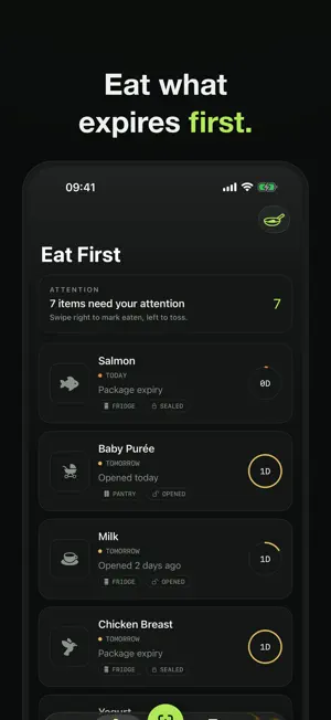 Eat First: Food Expiry Tracker screenshot 1