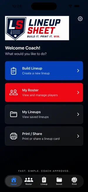 Lineup Sheet screenshot 1