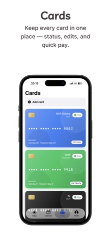 Waloop: Credit Card Tracker Screenshot 4 of 7