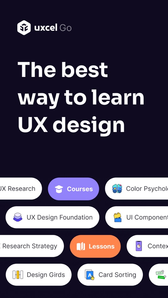 #1. Uxcel: UX, PM & AI Courses (iOS) 由: Uxcel, Inc.