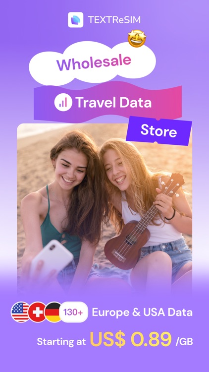 Textr eSIM: Travel Mobile Data