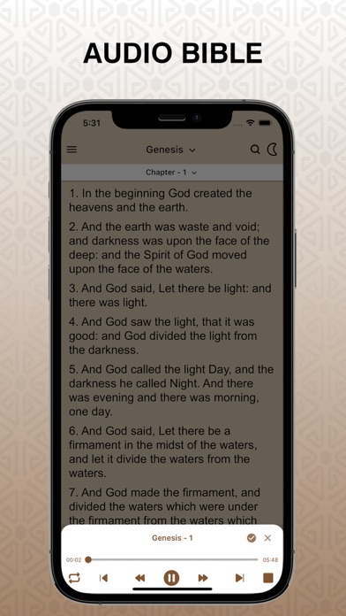 New Living Translation NLT. Screenshot