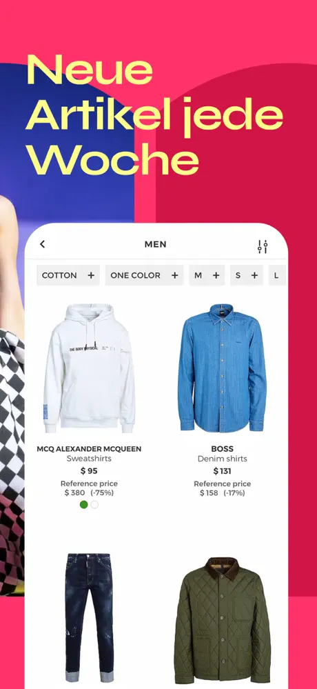 YOOX‑App screenshot 2