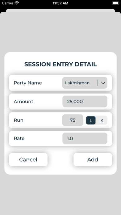 CricBadshah: Cricket Bet Book Screenshot