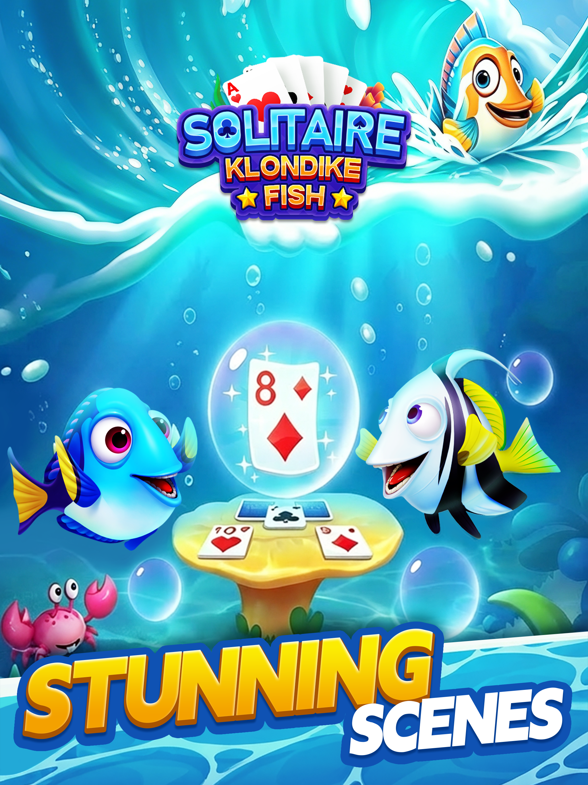 Solitaire Klondike Fish screenshot 14