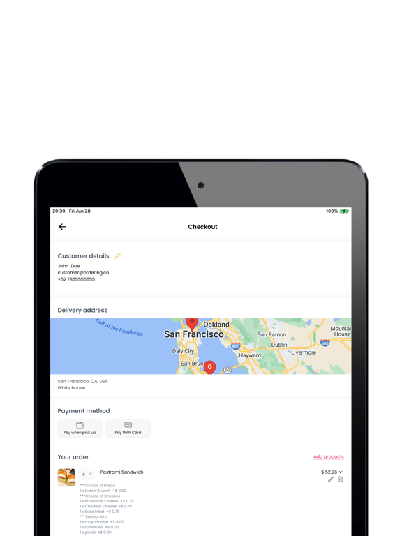 LINESKIPPING iPad screenshot 5 - Food & Drink app