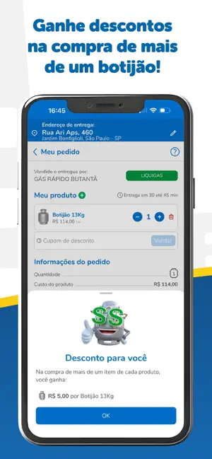 Upgas - Seu gás mais rápido iPhone screenshot 3